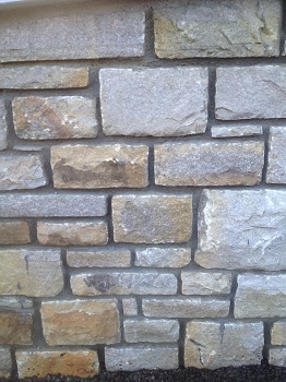 Stone for building fireplaces
