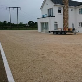 Landscaping with Leitrim sandstone