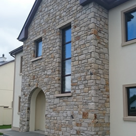 Building sandstone for house facade